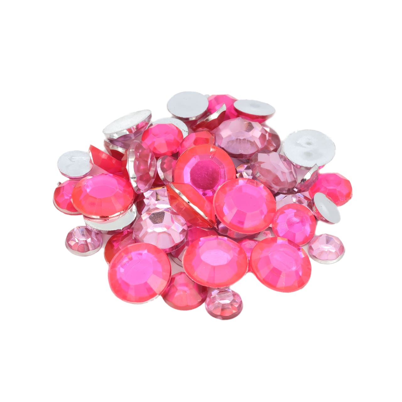 Dark & Light Pink Round Mix Gems by Creatology™